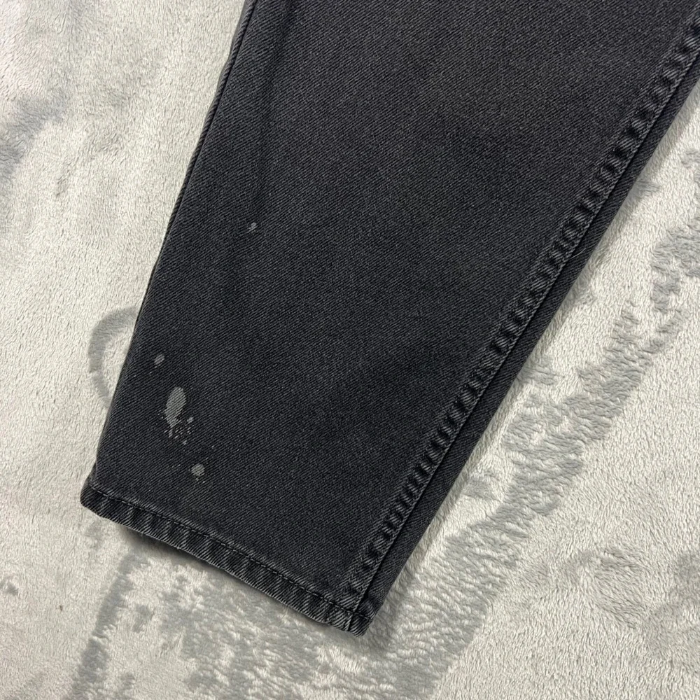 LEVI'S 550 Relaxed Fit Jeans Mens 32x30 Washed Black Bleach Stain Tapered 2016